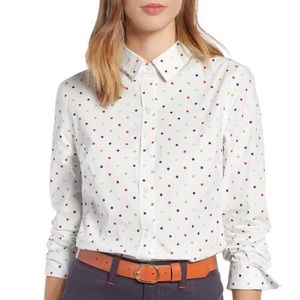 1901 Women’s Polka Dot Button Down - multicolor
